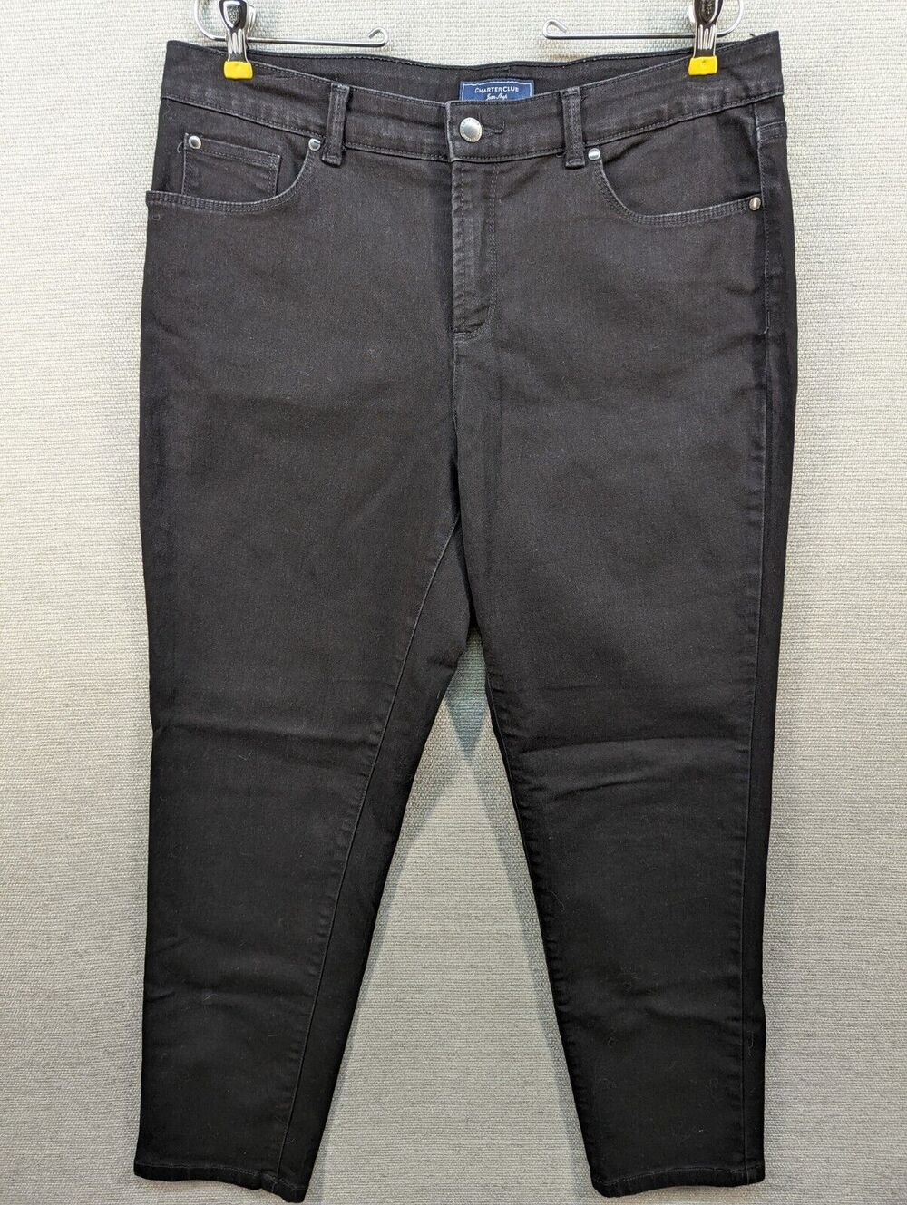 Charter Club Black Jeans Size 14 Skinny Ankle -0224C142